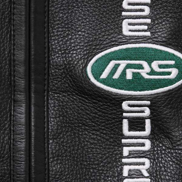 Supreme Martine Rose Leather Jacket - Black (front)