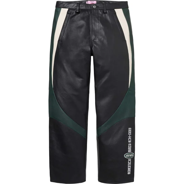 Supreme Martine Rose Leather Pant - Black (front)