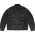 Supreme Martine Rose Reversible Trucker Jacket - Washed Black (front)