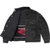 Supreme Martine Rose Reversible Trucker Jacket - Washed Black (front)