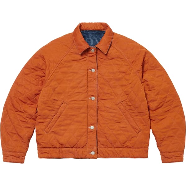 Supreme Martine Rose Reversible Trucker Jacket - Washed Blue (front)