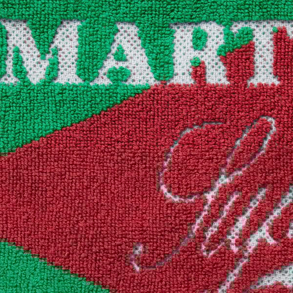 Supreme Martine Rose Reversible Trucker Jacket - Washed Blue (front)