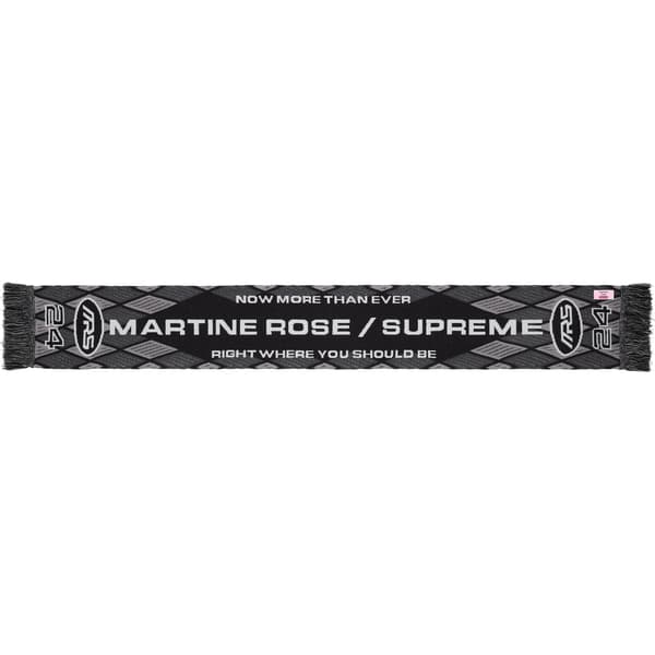 Supreme Martine Rose Scarf - Black (front)