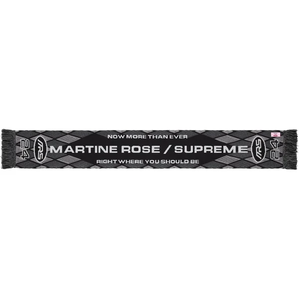 Supreme Martine Rose Scarf - Black (front)