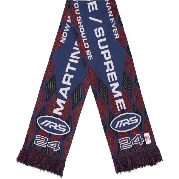 Supreme Martine Rose Scarf - Blue (front)