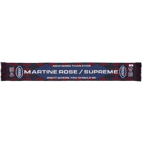 Supreme Martine Rose Scarf - Blue (front)