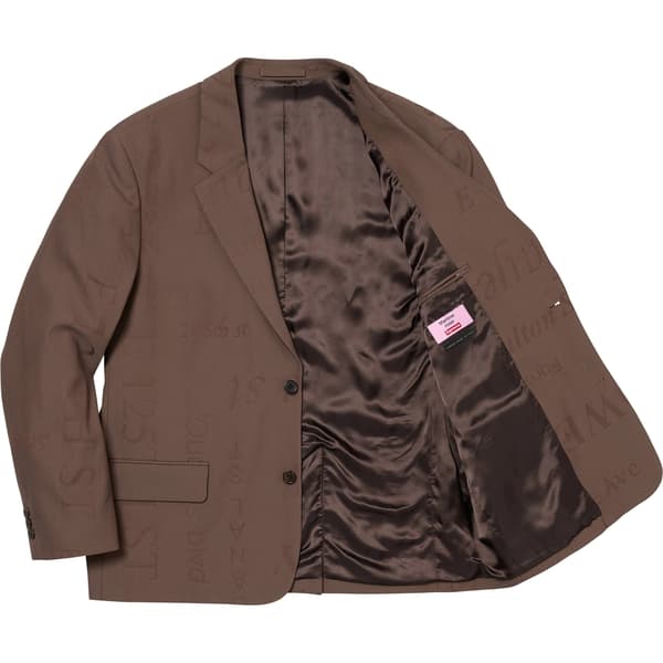 Supreme Martine Rose Suit - Brown (front)