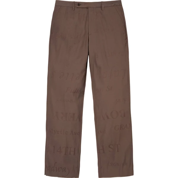 Supreme Martine Rose Suit - Brown (front)