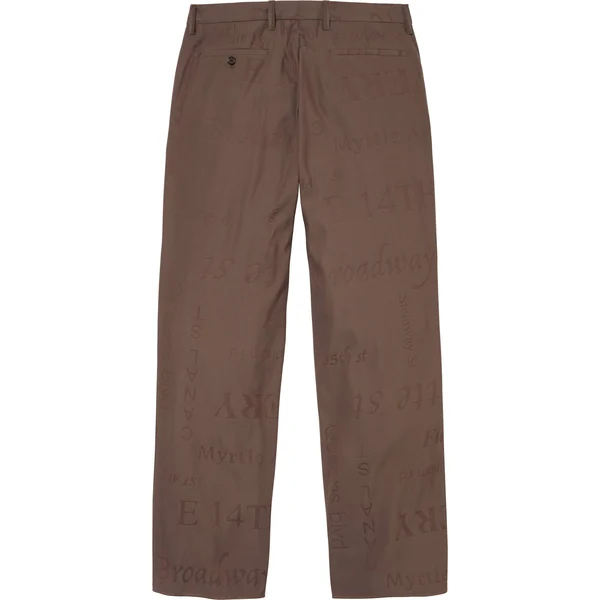 Supreme Martine Rose Suit - Brown (front)