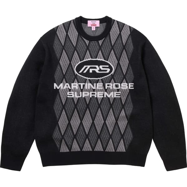 Supreme Martine Rose Sweater - Black (front)