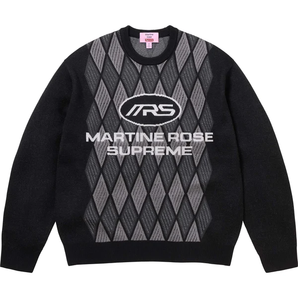 Supreme Martine Rose Sweater - Black (front)