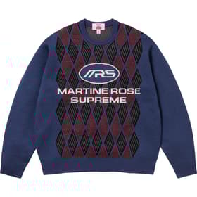 Supreme Martine Rose Sweater Blue