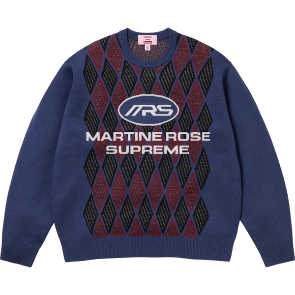 Supreme Martine Rose Sweater - Blue (front)