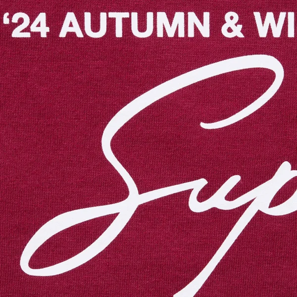 Supreme Martine Rose Tee - Cardinal (front)