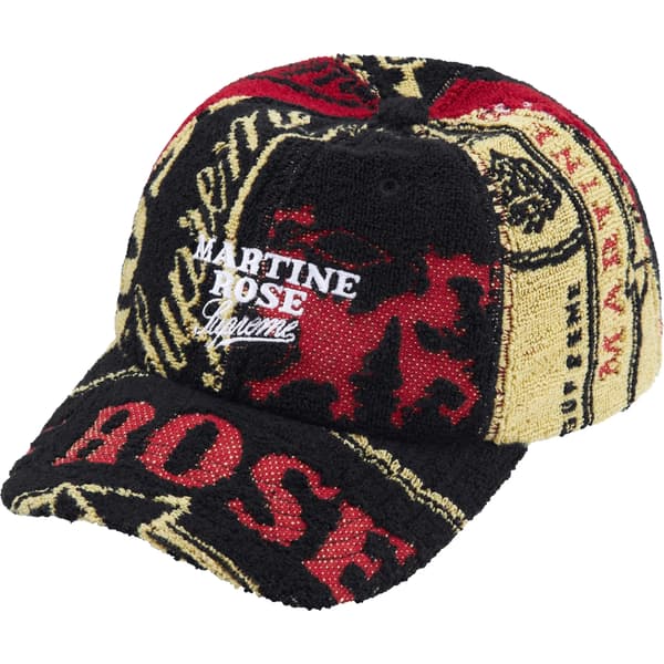 Supreme Martine Rose Towel 6-Panel - Black (front)