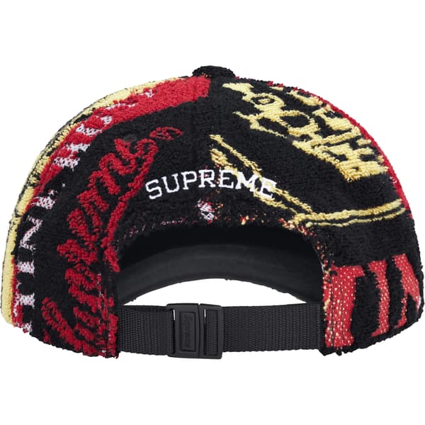 Supreme Martine Rose Towel 6-Panel - Black (front)