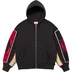 Supreme Martine Rose Towel Zip Up Hooded Sweatshirt - Black (front)