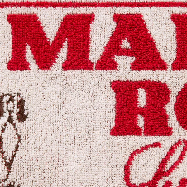 Supreme Martine Rose Towel Zip Up Hooded Sweatshirt - White (front)