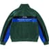 Supreme Martine Rose Velour Track Jacket - Green (front)