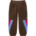 Supreme Martine Rose Velour Track Pant - Brown (front)