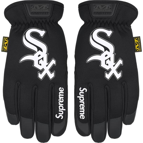 Supreme Mechanix FastFit MLB Teams Gloves - Black (front)