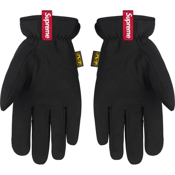 Supreme Mechanix FastFit MLB Teams Gloves - Black (front)