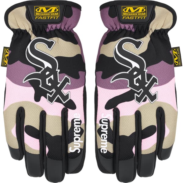 Supreme Mechanix FastFit MLB Teams Gloves - Pink Camo (front)