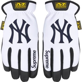 Supreme Mechanix FastFit MLB Teams Gloves White