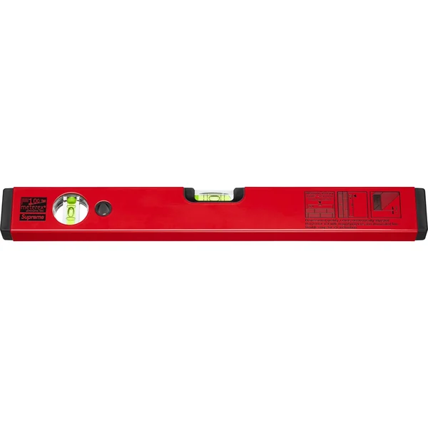 Supreme Meterex Spirit Level - Red (front)