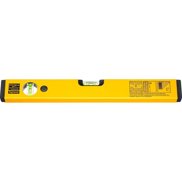 Supreme Meterex Spirit Level - Yellow (front)