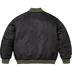 Supreme Mitchell &amp; Ness Camo Logo Varsity Jacket - Black (front)