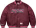 Supreme Mitchell &amp; Ness Camo Logo Varsity Jacket - Burgundy (front)