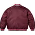 Supreme Mitchell &amp; Ness Camo Logo Varsity Jacket - Burgundy (front)