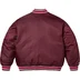 Supreme Mitchell &amp; Ness Camo Logo Varsity Jacket - Burgundy (front)