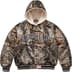 Supreme Mitchell &amp; Ness Lined Hooded Satin Varsity Jacket - Realtree® AP Camo (front)