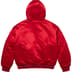 Supreme Mitchell &amp; Ness Lined Hooded Satin Varsity Jacket - Red (front)