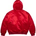 Supreme Mitchell &amp; Ness Lined Hooded Satin Varsity Jacket - Red (front)