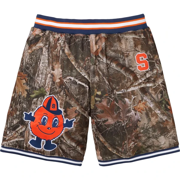 Supreme Mitchell & Ness NCAA Basketball Short - TrueTimber® Kanati Camo (front)
