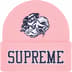 Supreme Mitchell &amp; Ness NCAA Beanie - Light Pink (front)