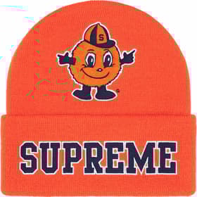 Supreme Mitchell &amp; Ness NCAA Beanie Orange
