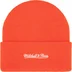 Supreme Mitchell &amp; Ness NCAA Beanie - Orange (front)