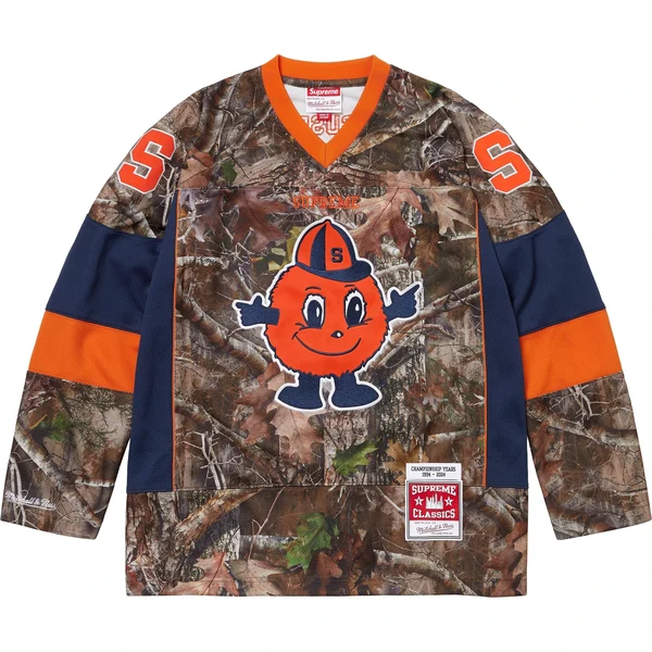 Supreme Mitchell &amp; Ness NCAA Hockey Jersey - TrueTimber® Kanati Camo (front)
