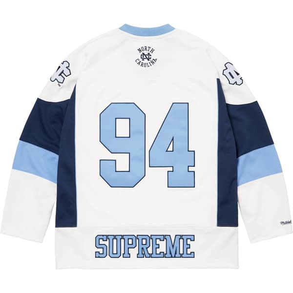 Supreme Mitchell &amp; Ness NCAA Hockey Jersey - White (front)