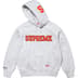 Supreme Mitchell &amp; Ness NCAA Hooded Sweatshirt - Ash Grey (front)