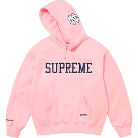 Supreme Mitchell &amp; Ness NCAA Hooded Sweatshirt Pink