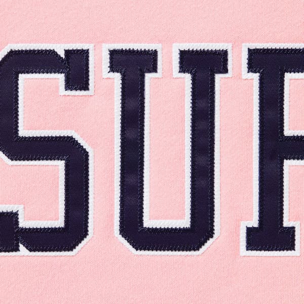 Supreme Mitchell &amp; Ness NCAA Hooded Sweatshirt - Pink (front)