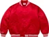 Supreme Mitchell &amp; Ness Satin Varsity Jacket - Red (front)