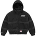 Supreme Mitchell &amp; Ness Twill Stadium Jacket - Black (front)