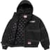 Supreme Mitchell &amp; Ness Twill Stadium Jacket - Black (front)