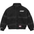 Supreme Mitchell &amp; Ness Twill Stadium Jacket - Black (front)